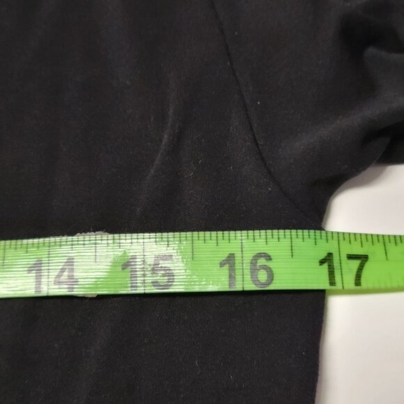 Turtleneck Black Seamless Top Long Sleeve Fall Top Winter Top Size Size M - Picture 9 of 10